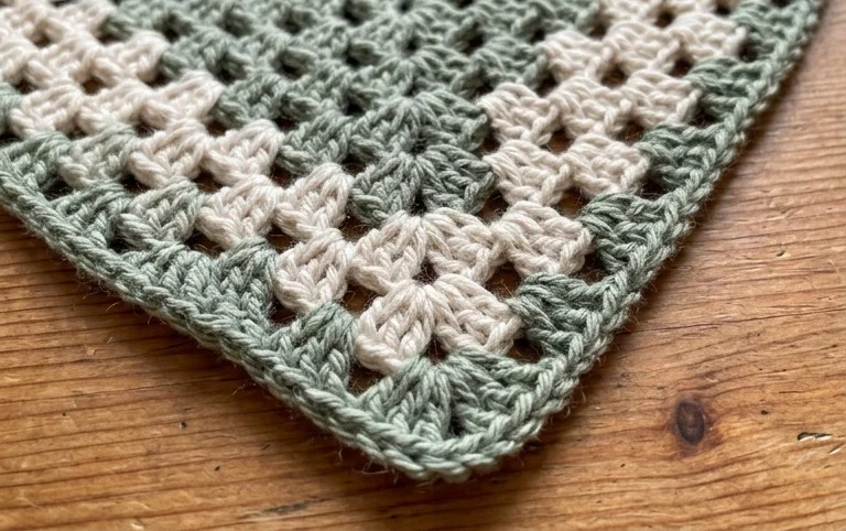 Granny Crochet Bandana (Easy Free Pattern & Tutorial UPDATED!)