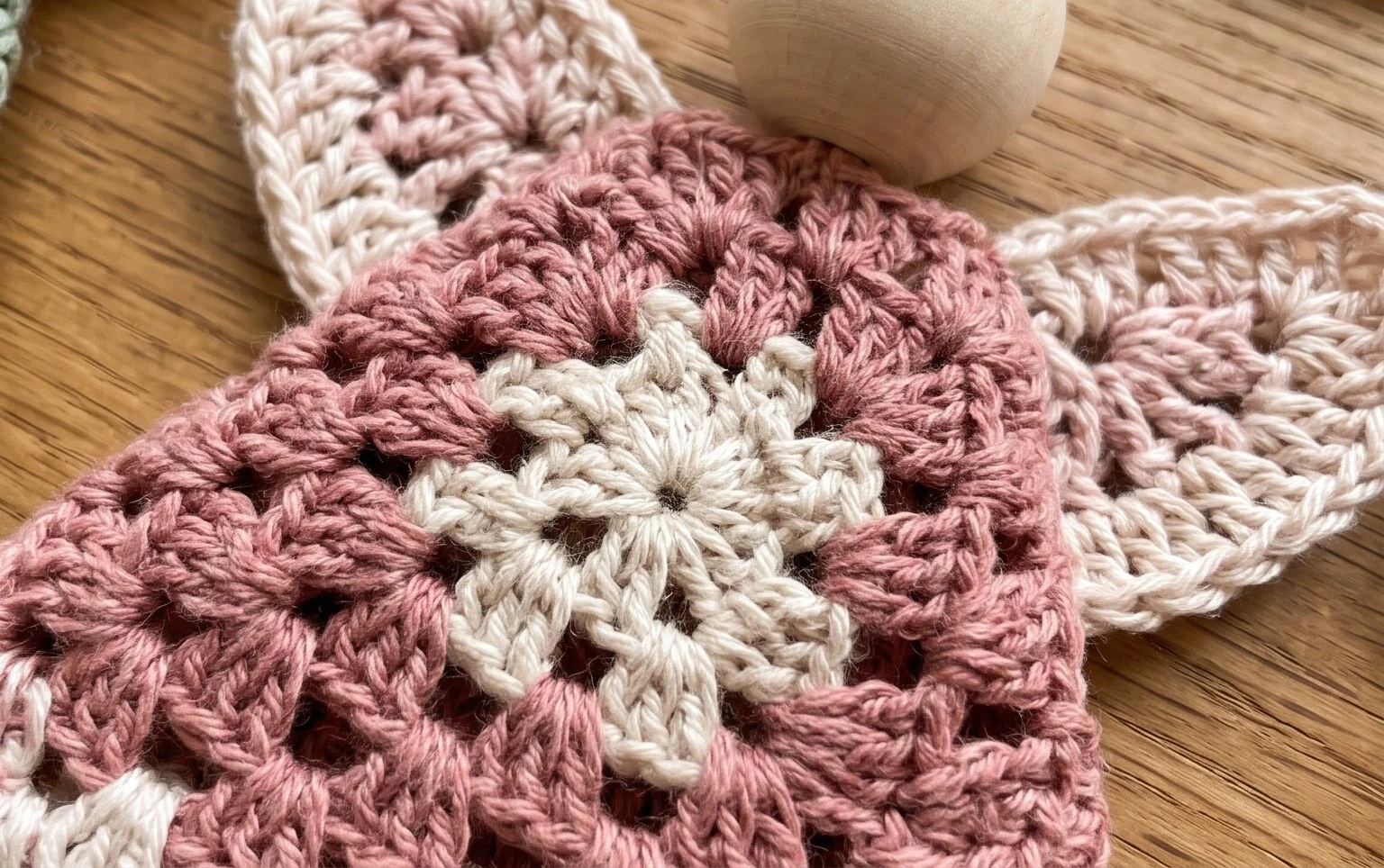 Engel häkeln aus 2 Granny Squares – gratis Anleitung - Ruzvo
