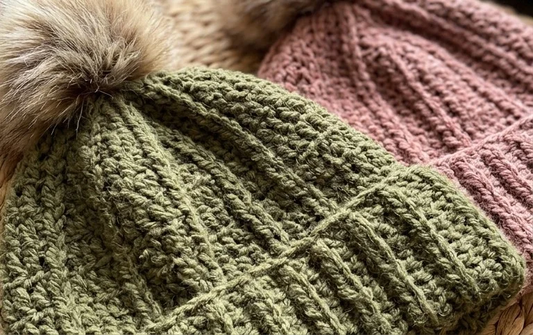 Free Crochet Winter Hat Pattern with Gorgeous Texture
